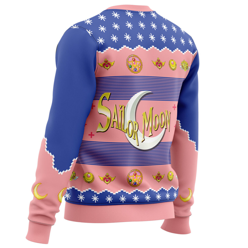 Sailor Moon Ugly Christmas Sweater - Holiday Jumper Sweatshirt - Narides