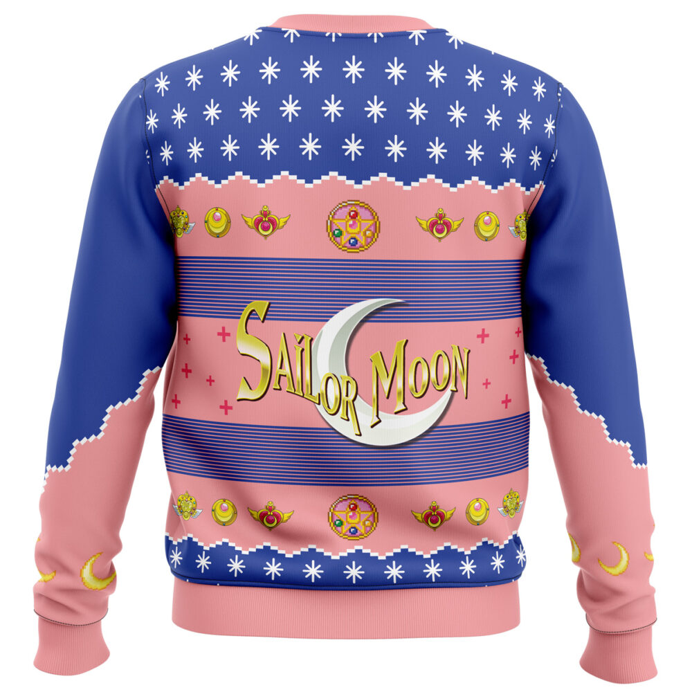 Sailor Moon Ugly Christmas Sweater - Holiday Jumper Sweatshirt - Narides