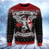 Saint Michael Christmas Awesome Ugly Sweater - Narides