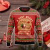 Santa A Very Merry Quarantine Christmas Limited Ugly Sweater - Narides