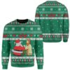 Santa And Jesus Christmas Us3238 Limited Ugly Sweater - Narides