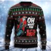 Santa And Motor Christmas Limited Ugly Sweater - Narides