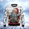 Santa Claus Arrested By North Pole Police Christmas Limited Ugly Sweater - Narides