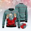 Santa Claus Astronaut Christmas Limited Ugly Sweater - Narides