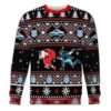 Santa Claus Christmas Riot Police Christmas Limited Ugly Sweater - Narides