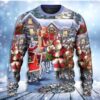 Santa Claus Comes Tonight Christmas Ugly Sweater - Narides