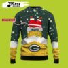 Santa Claus Custom Green Bay Packers Christmas Ugly Sweater - Narides