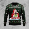 Santa Claus Dachshund Christmas Ugly Sweater - Narides