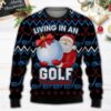 Santa Claus Golf Wonderland Christmas Us1518 Ugly Sweater - Narides