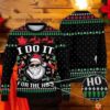 Santa Claus I Do It For The Hos Christmas Jumper Awesome Ugly Sweater - Narides