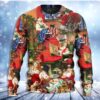 Santa Claus In Daily Life Christmas Awesome Ugly Sweater - Narides