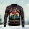 Santa Claus On Mountain Bike Christmas Awesome Ugly Sweater - Narides