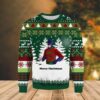 Santa Claus Riding Reindeer Merry Christmas Funny Awesome Ugly Sweater - Narides