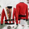 Santa Half Naked Party Ideas Christmas Jumper Ugly Sweater - Narides