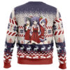 Santa Hitagi, Tsubasa, and Suruga Bakemonogatari Ugly Christmas Sweater - Holiday Jumper Sweatshirt - Narides