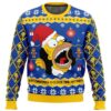 Santa Homer The Simpsons Christmas Limited Ugly Sweater - Narides