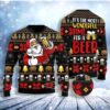 Santa It Is The Most Wonderful Time For Beer Christmas Limited Ugly Sweater - Narides