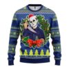 Santa Jason Voorhees Merry Xmas Christmas Ugly Sweater - Narides