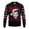 Santa Joker Smile Hohoho Christmas Ugly Sweater - Narides