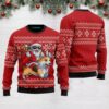 Santa Riding Corgi Christmas Us3137 Ugly Sweater - Narides