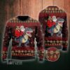 Santa Riding Dinosaur T Rex Funny Limited Ugly Sweater - Narides