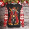 Santa Skeleton Driving Christmas Us3147 Awesome Ugly Sweater - Narides