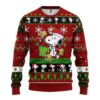 Santa Joe Cool Snoopy Merry Xmas The Peanuts Christmas Awesome Ugly Sweater - Narides