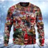 Santa Snow Village Spirit Of Giving Christmas Ugly Sweater - Narides