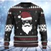 Santa Up On The Rooftop Click Click Click Santa Claus Christmas Awesome Ugly Sweater - Narides