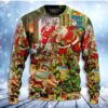 Santas Toy Workshop Christmas Awesome Ugly Sweater - Narides