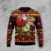 Santassic Park Christmas Christmas Awesome Ugly Sweater - Narides