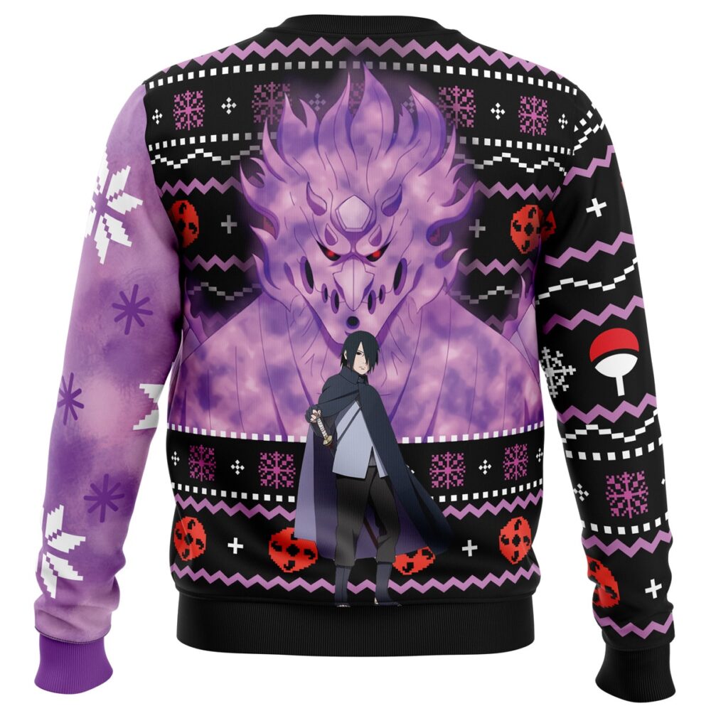 Sasuke Susanoo Shippuden Ugly Christmas Sweater - Holiday Jumper Sweatshirt - Narides