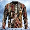 Saxophone I Dont Need Therapy I Just Need Saxophone Christmas Awesome Ugly Sweater - Narides