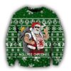 Scottish Gangster Santa Green Christmas Us3211 Limited Ugly Sweater - Narides