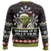 Season Jolly Star Wars Ugly Christmas Sweater - Holiday Jumper Sweatshirt - Narides