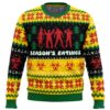 Season's Eatings Zombie Ugly Christmas Sweater - Holiday Jumper Sweatshirt - Narides