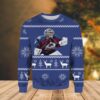 Semyon Varlamov Colorado Avalanche Christmas Awesome Ugly Sweater - Narides