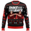 Shake And Bake Talladega Nights Ugly Christmas Sweater - Holiday Jumper Sweatshirt - Narides