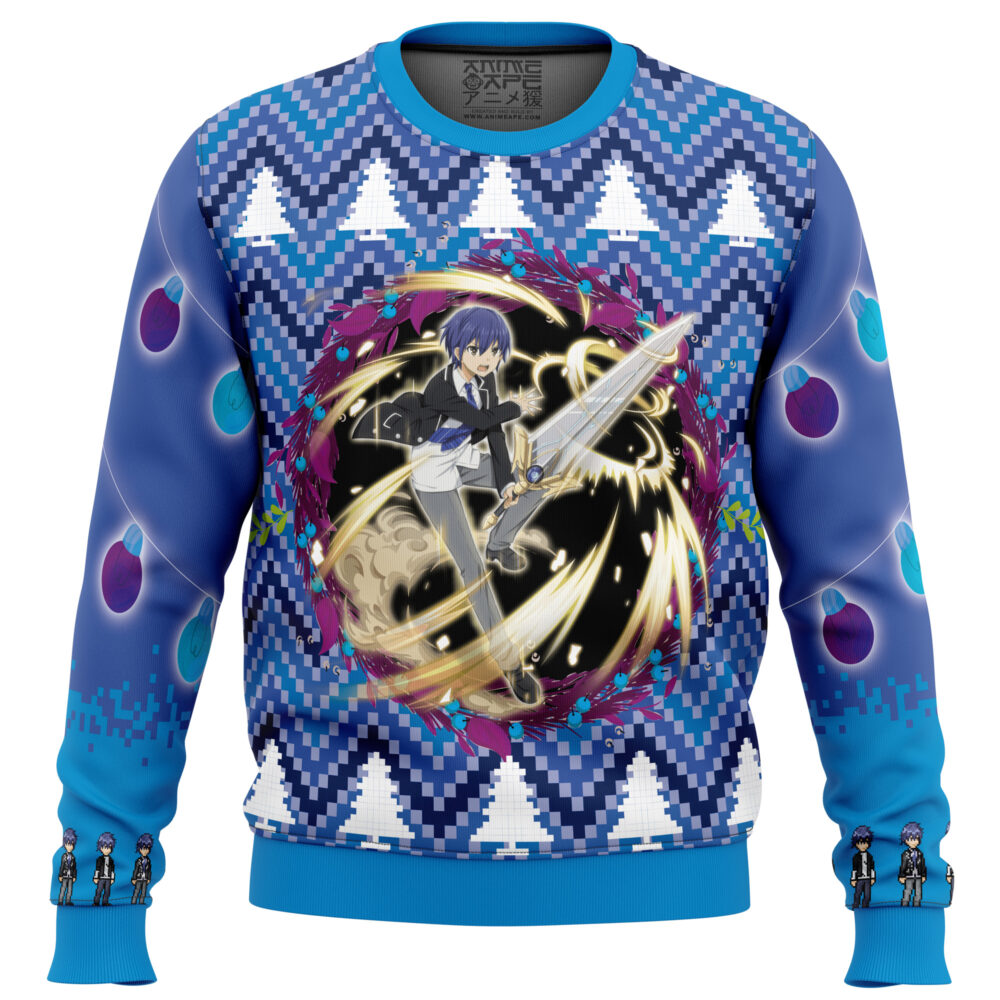 Shido Itsuka Date A Live Ugly Christmas Sweater - Holiday Jumper Sweatshirt - Narides