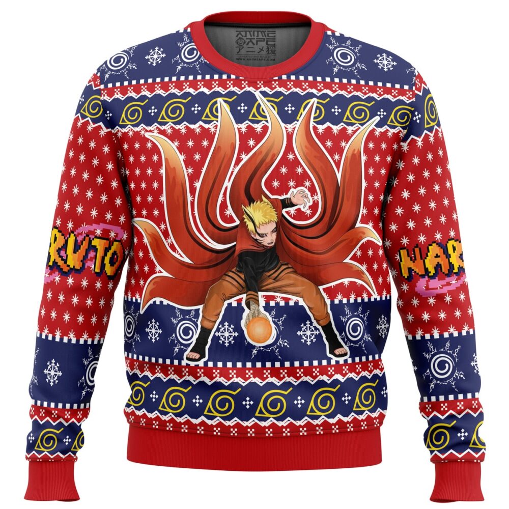 Shippuden Baryon Ugly Christmas Sweater - Holiday Jumper Sweatshirt - Narides