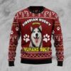 Siberian Husky Because Humans Suck Christmas Us1780 Awesome Ugly Sweater - Narides