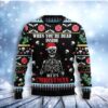 Skull Christmas Inside Christmas Awesome Ugly Sweater - Narides