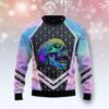 Skull Hologram Christmas Limited Ugly Sweater - Narides