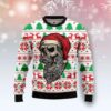 Skull Santa Claus Costume Christmas Christmas Awesome Ugly Sweater - Narides