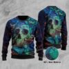 Skull Wool Christmas Awesome Ugly Sweater - Narides