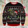 Sloth All I Want For Christmas Christmas Ugly Sweater - Narides