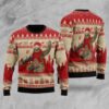 Sloth Red Christmas Ugly Sweater - Narides