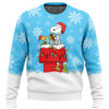 Snowy Christmas Snoopy Ugly Christmas Sweater - Holiday Jumper Sweatshirt - Narides