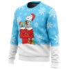 Snowy Christmas Snoopy Ugly Christmas Sweater - Holiday Jumper Sweatshirt - Narides