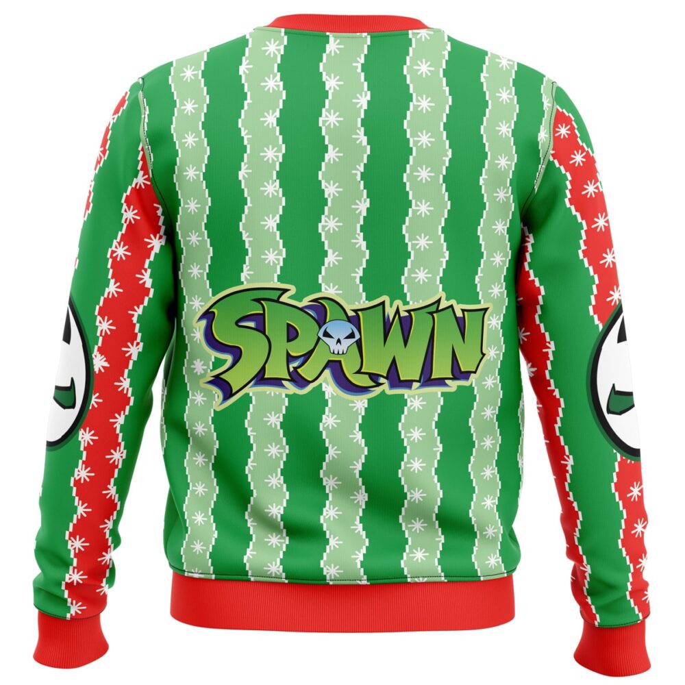 Spawn v2 Ugly Christmas Sweater - Holiday Jumper Sweatshirt - Narides